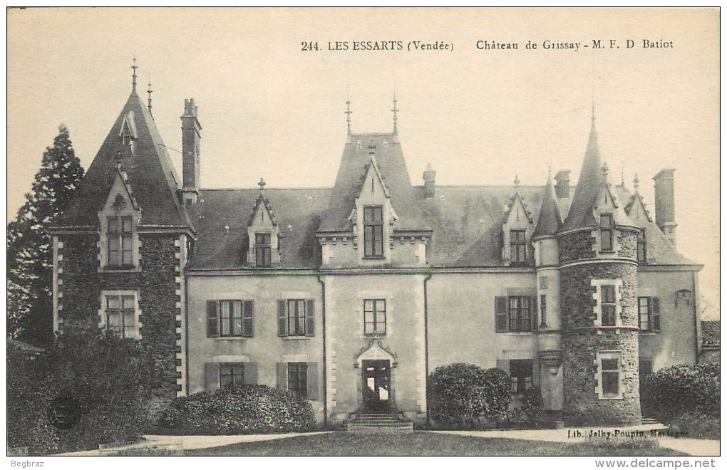 LES ESSARTS          CHATEAU DE GRISSAY - Les Essarts