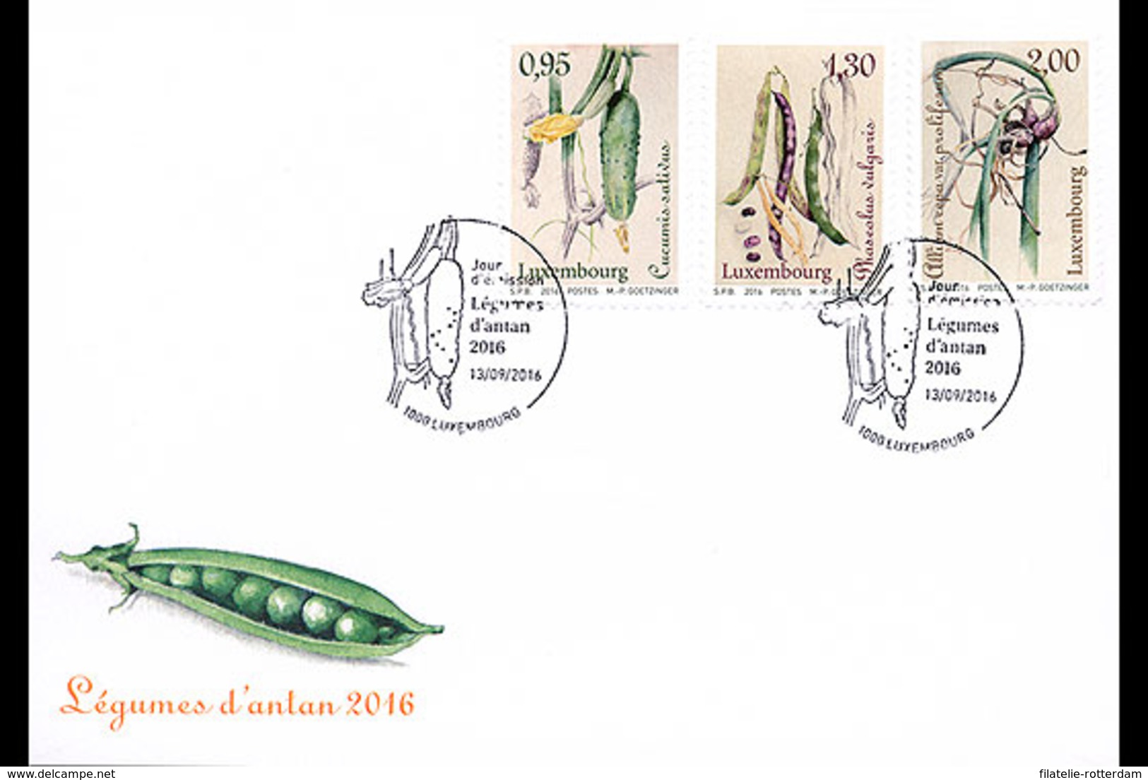 Luxemburg / Luxembourg - Postfris / MNH - FDC Vergeten Groenten 2016 - Neufs