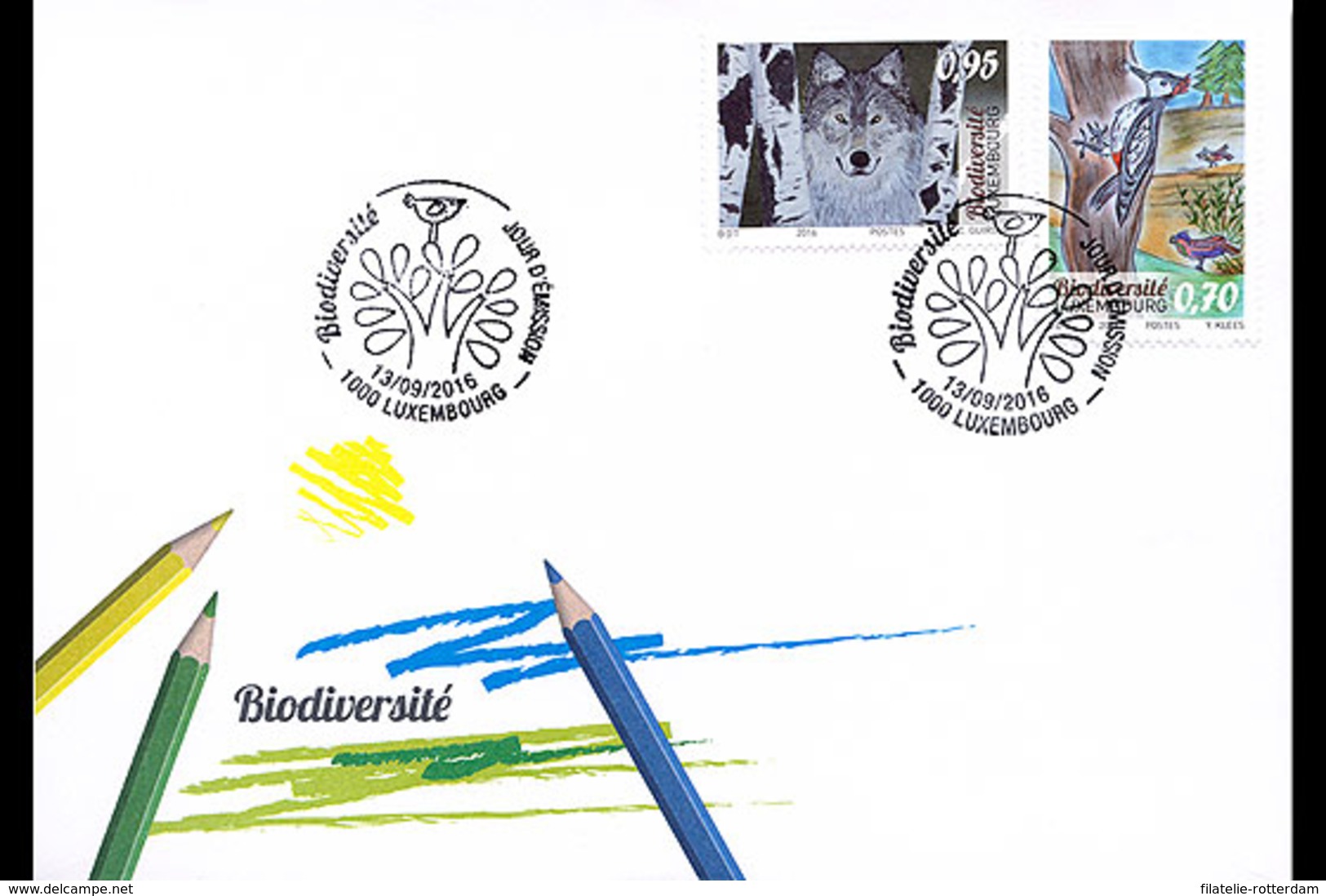 Luxemburg / Luxembourg - Postfris / MNH - FDC Biodiversiteit 2016 - Nuevos