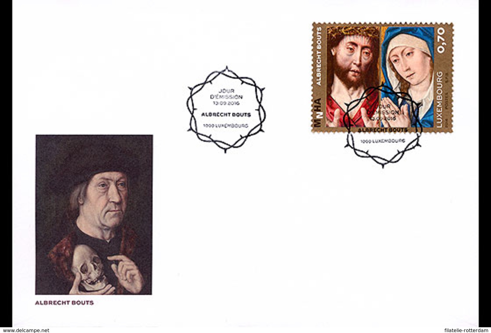 Luxemburg / Luxembourg - Postfris / MNH - FDC Tentoonstelling Albrecht Bouts 2016 - Nuevos