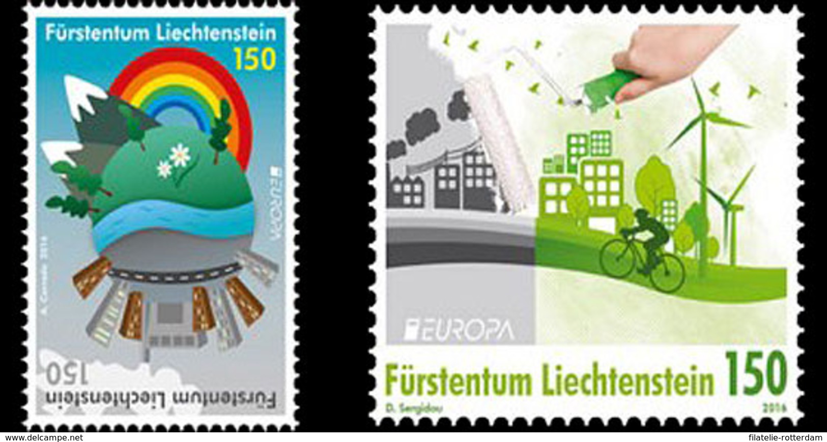 Liechtenstein - Postfris / MNH - Complete Set Europa, Denk Groen 2016 - Ungebraucht