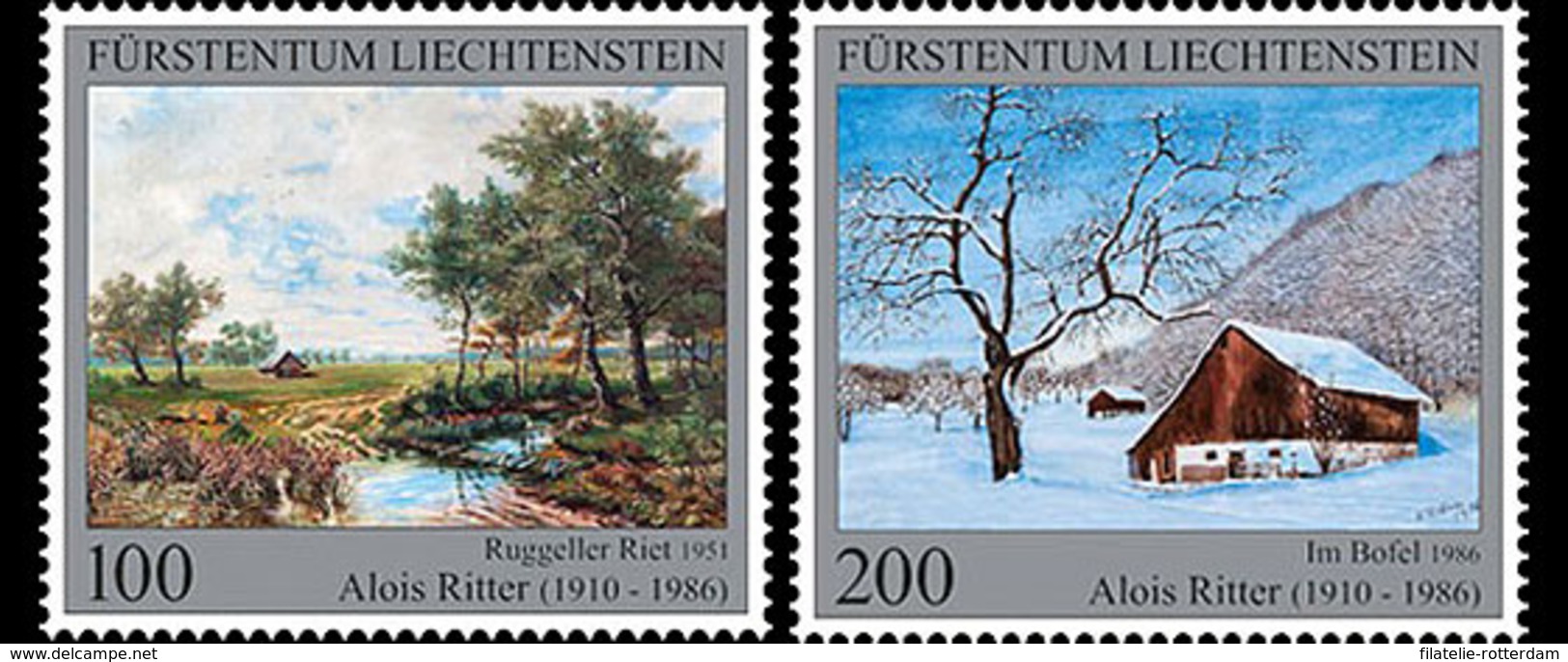 Liechtenstein - Postfris / MNH - Complete Set Schilders, Alois Ritter 2016 - Unused Stamps