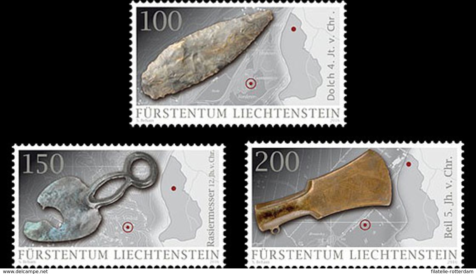 Liechtenstein - Postfris / MNH - Complete Set Archeologische Vondsten 2016 - Neufs