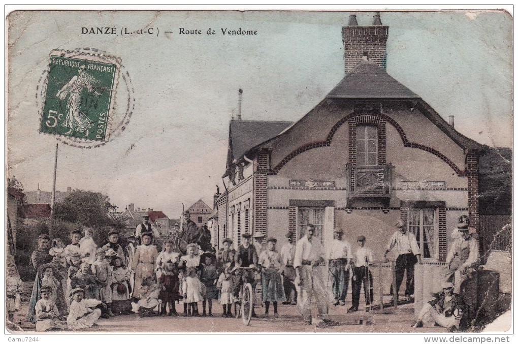 CPA-DP 41-170901-DANZE-ROUTE DE VENDOME-ANIMER-DANS L'ETAT-CARTE RECOLLEE- - Autres & Non Classés