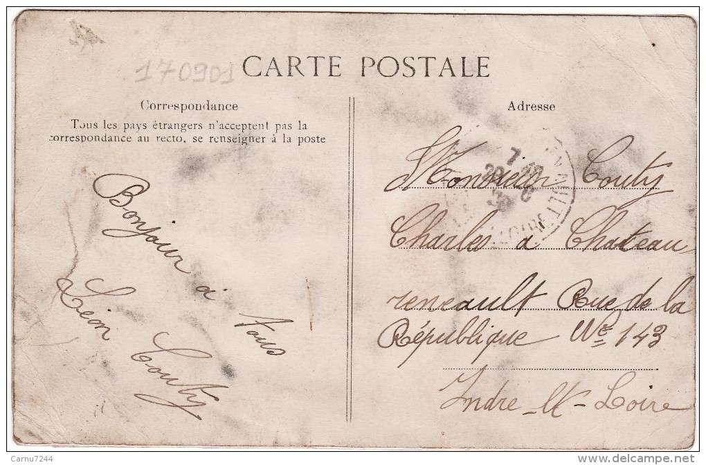 CPA-DP 41-170901-DANZE-ROUTE DE VENDOME-ANIMER-DANS L'ETAT-CARTE RECOLLEE- - Autres & Non Classés