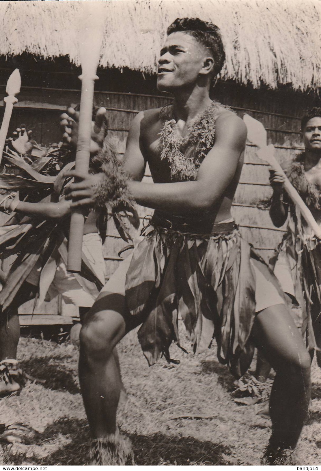 Tonga  - Danses Des Harpons - Scan Recto-verso - Tonga