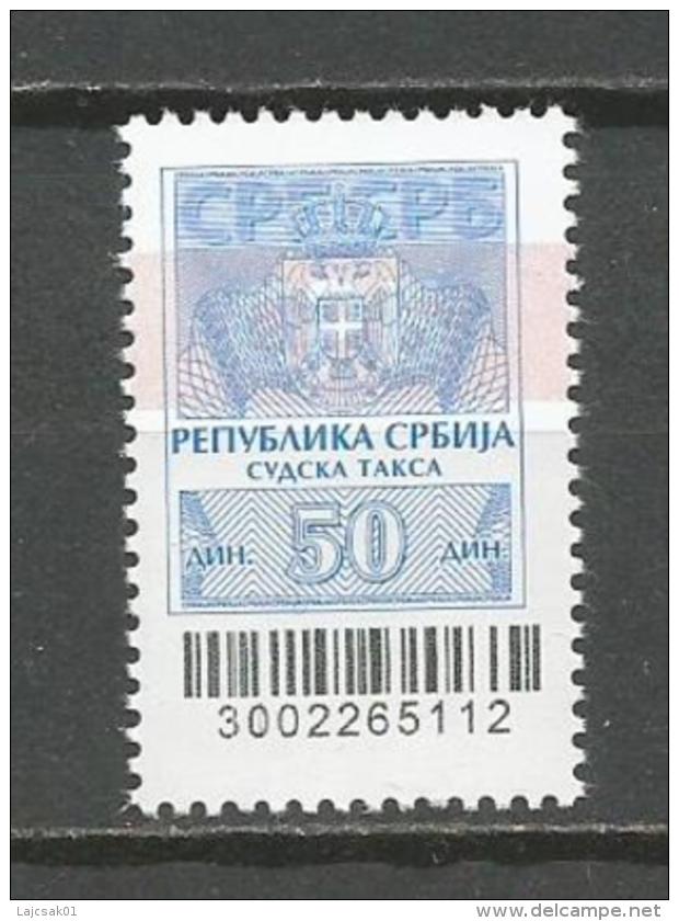 Serbia 2016. 50 Dinara Revenue Tax Stamp With Hologram MNH - Servië