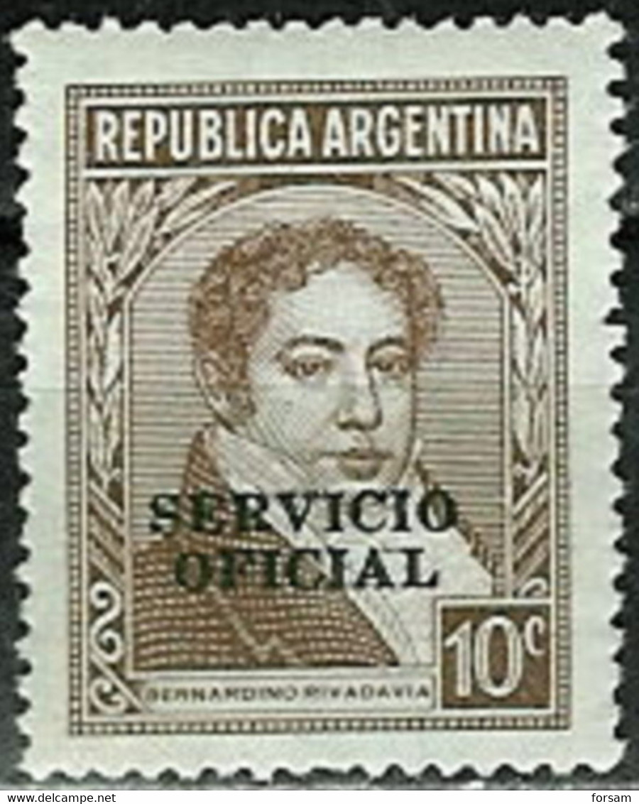 ARGENTINA..1938..Michel # 38..MLH. - Oficiales