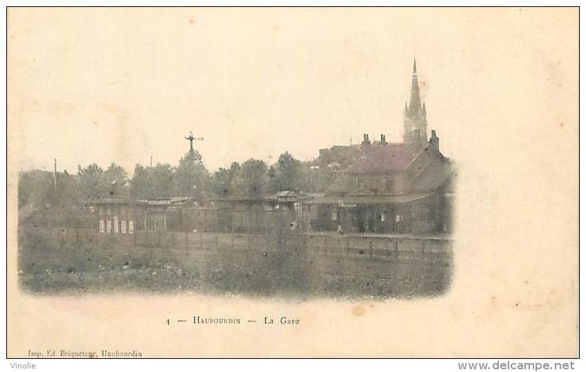 N-16 1162 : HAUBOURDIN LA GARE DE CHEMIN DE FER - Haubourdin