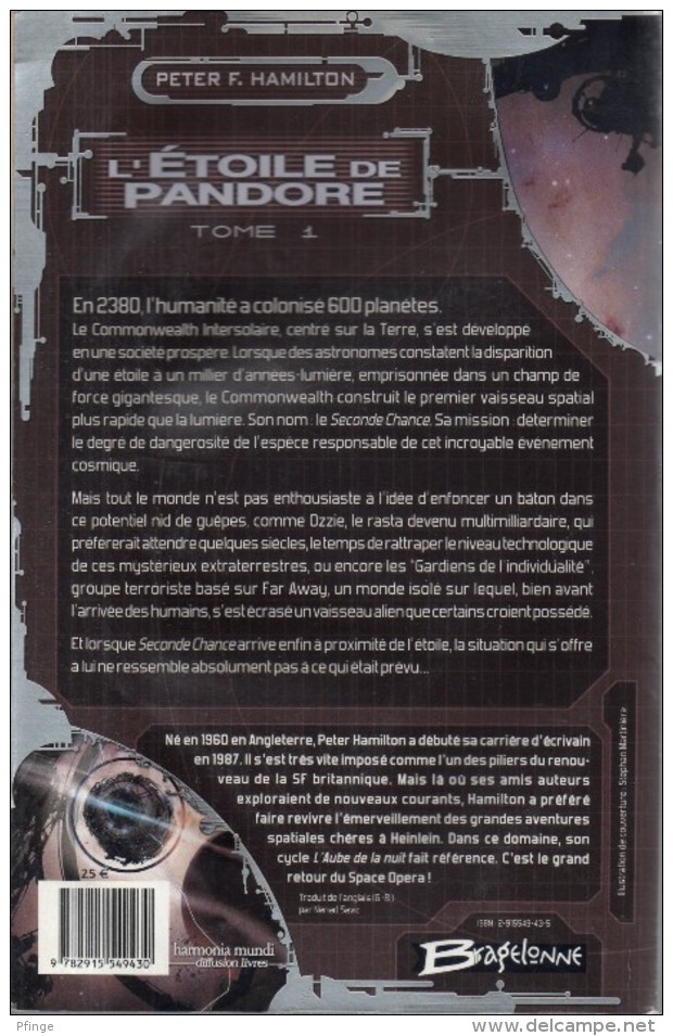 L'étoile De Pandore Par Peter F. Hamilton - Bragelonne