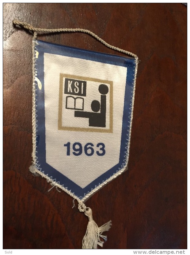 Pennant - Fanion KSI 1963 / KOZPONTI SPORT ISKOLA Budapest! (2) - Apparel, Souvenirs & Other