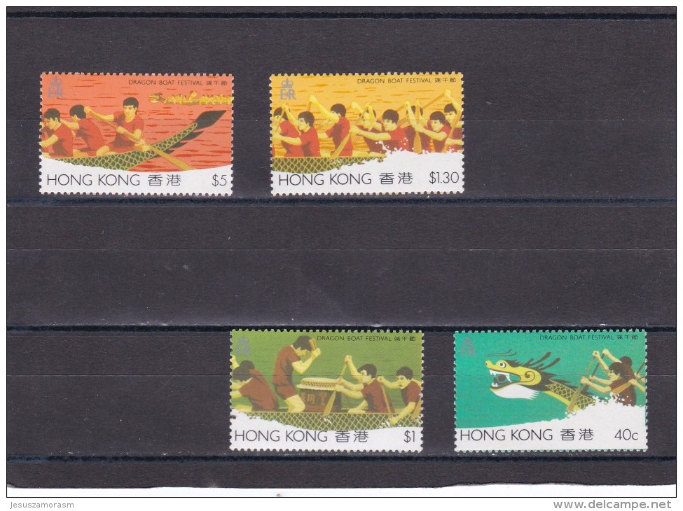 Hong Kong Nº 437 Al 440 - Neufs