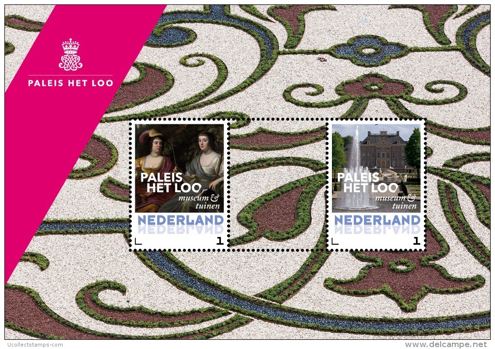 Nederland  2016    Royalty Paleis Het Loo  Garden Tuin Jardin  M/s   Postsfris/neuf/mnh - Neufs