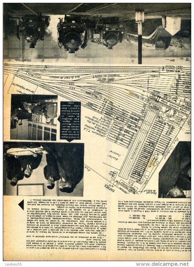 La Vie Du Rail N 350 Du 26 Mai 1952 Depot PARIS LA CHAPELLE LYON ¨PERRACHE LYON ST CLAIR - Unclassified