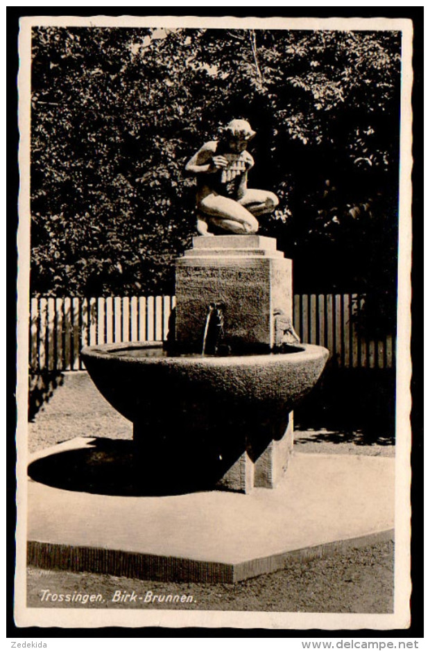 0946 - Alte Foto Ansichtskarte - Trossingen Birk Brunnen - Gel 1942 Sonderstemepel - A. Weber & Co - Trossingen