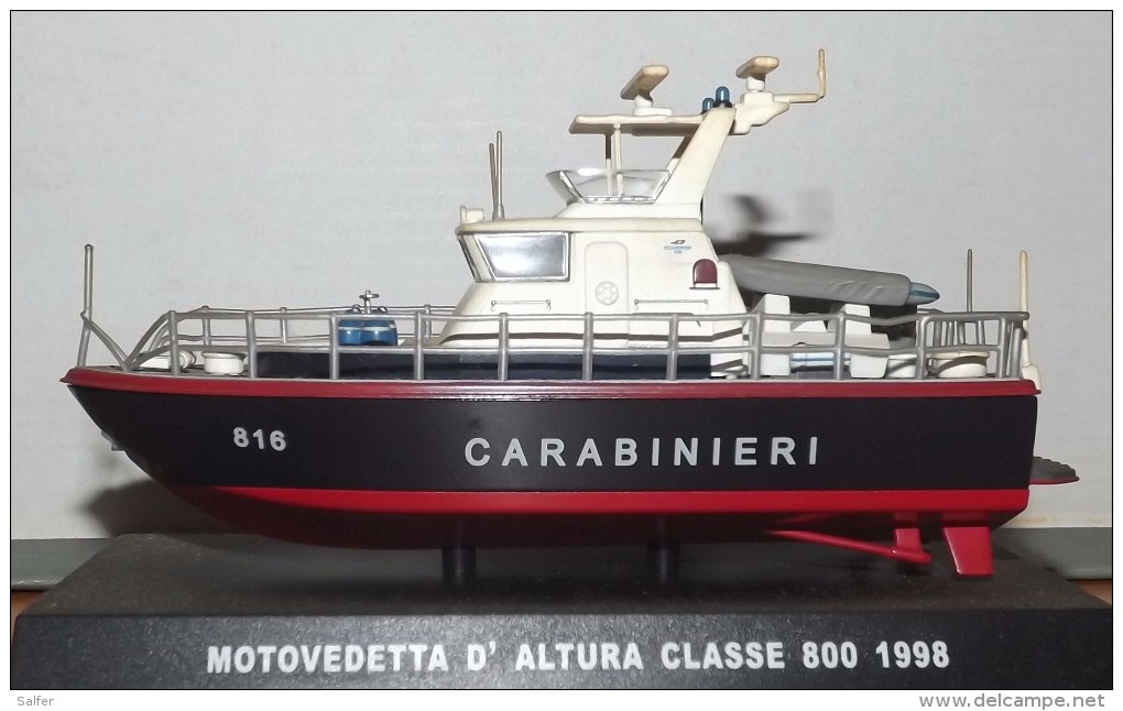 MOTOVEDETTA D'ALTURA CLASSE 800 1998 CARABINIERI - Barche