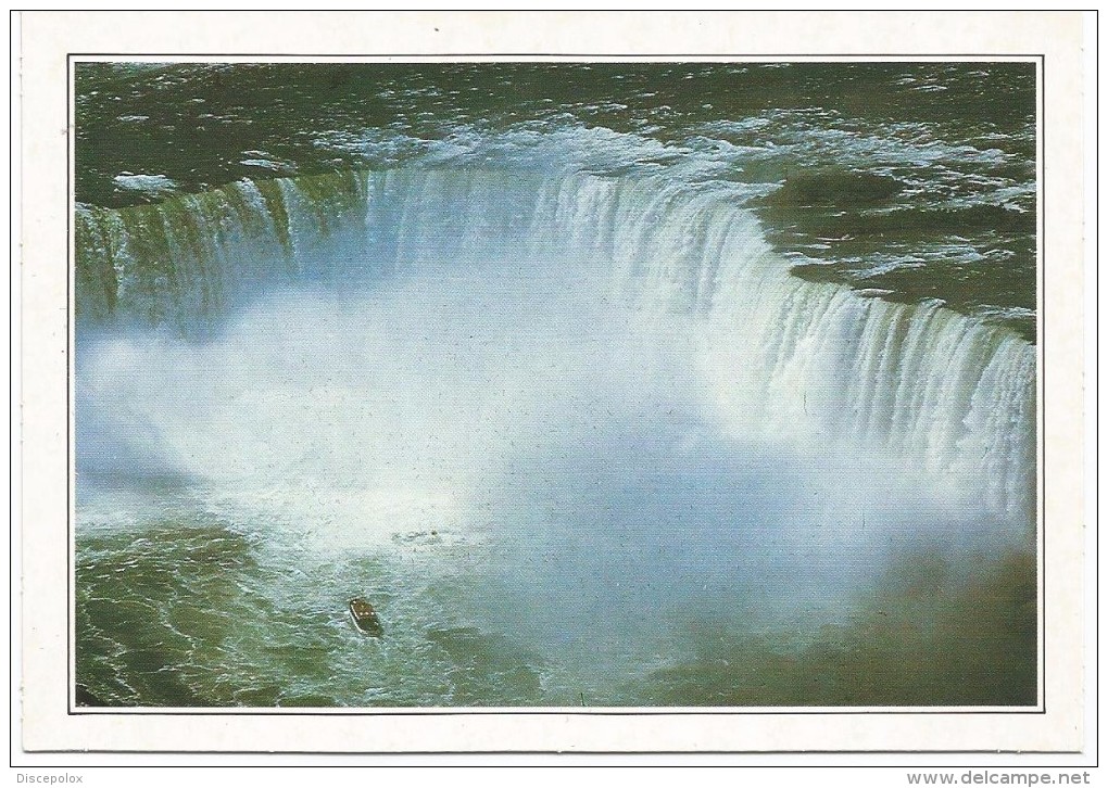 R2905 Canada - Le Cascate Del Niagara - Cartolina Con Legenda Descrittiva - Edizioni De Agostini - America