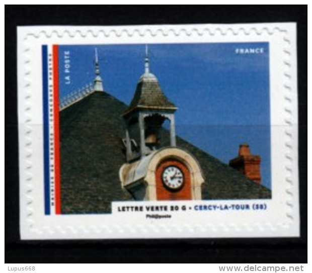 Frankreich 2015  MiNr. 6329  **/ Not Used    Rathäuser: Cercy- La- Tour  (Dépt. 58) - Ungebraucht