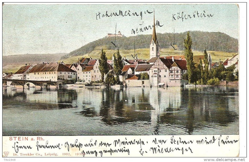 Schweiz, 1906, Stein Am Rhein, Schaffhausen Nach Langenthal, Siehe Scans! - Langenthal