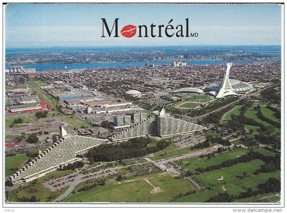 Montreal,Canada.Olympic Village And Stadium.Stadium,football Stadion,stade Olympique - Stades