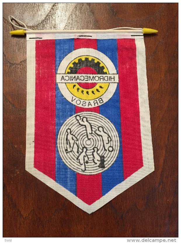 Pennant - Fanion Romania HIDROMECANICA  BRASOV - Apparel, Souvenirs & Other