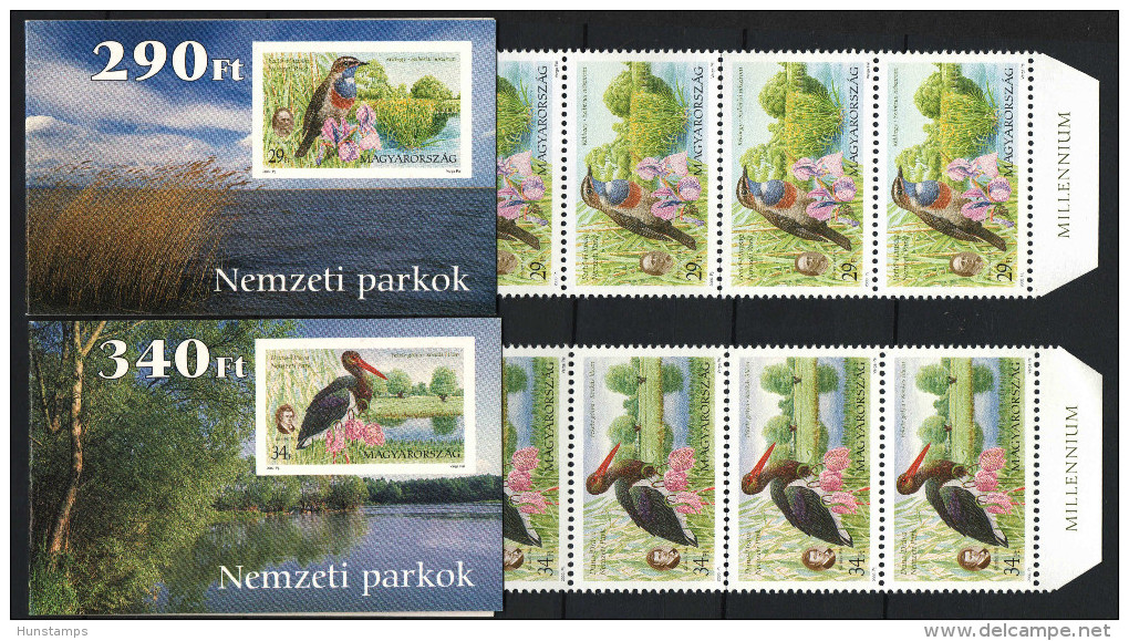 Hungary 2000. Animals / Birds Complete Booklet With 10 Complete Sets ! MNH (**) - Postzegelboekjes