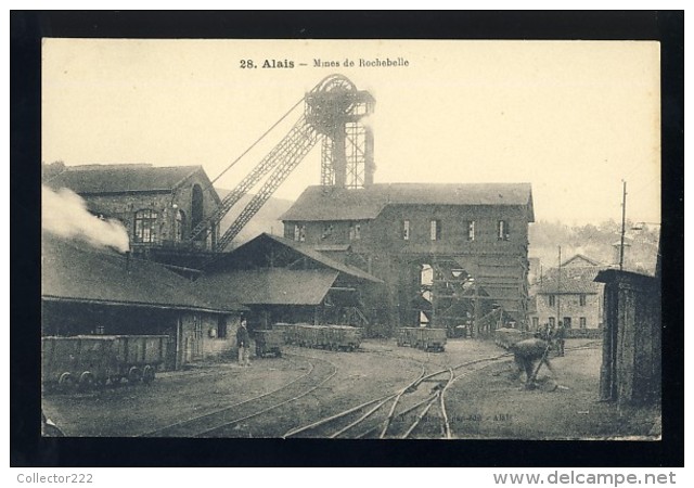 Carte Postale DAlès, Alais: Mines De Rochebelle. Ed.Malafosse 28 (Ref. 111010) - Alès