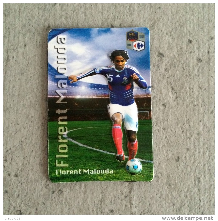 Magnet En Relief Equipe De France De Football 2010 Carrefour Florent Malouda - Sports