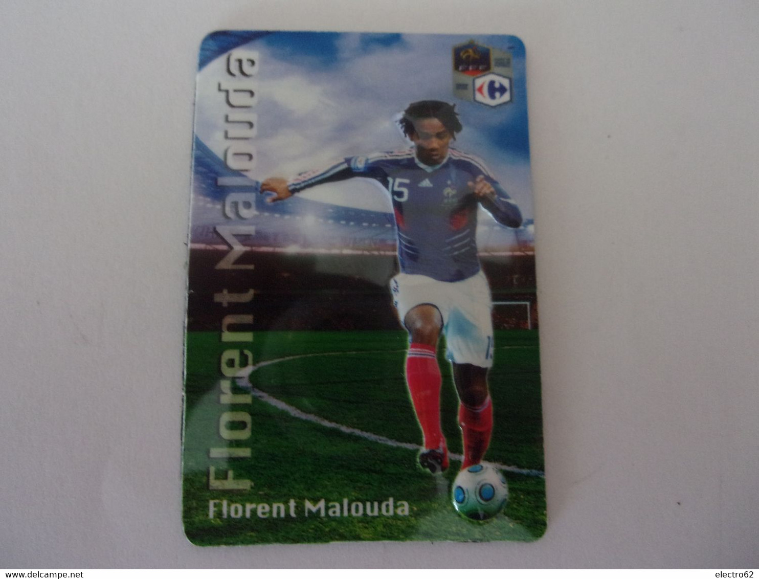 Magnet En Relief Equipe De France De Football 2010 Carrefour Florent Malouda - Sports