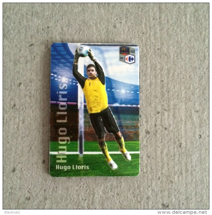 Magnet En Relief Equipe De France De Football 2010 Carrefour Huguo Lloris Gardien Fußball Fútbol Soccer Voetbal Fotball - Sport