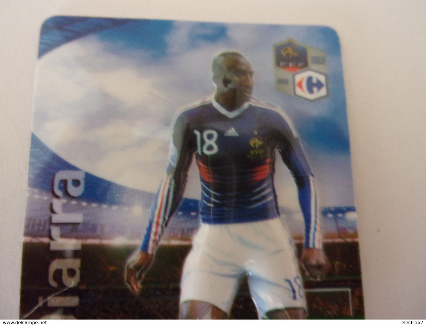 Magnet En Relief Equipe De France De Football 2010 Carrefour Alou Diarra - Sport