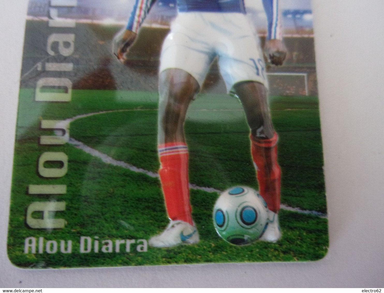 Magnet En Relief Equipe De France De Football 2010 Carrefour Alou Diarra - Sport