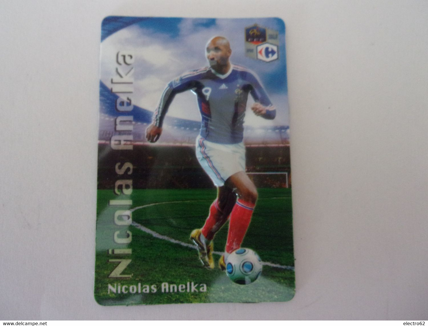 Magnet En Relief Equipe De France De Football 2010 Carrefour Nicolas Anelka Fußball Fotball Fútbol Soccer Calcio Voetbal - Sports