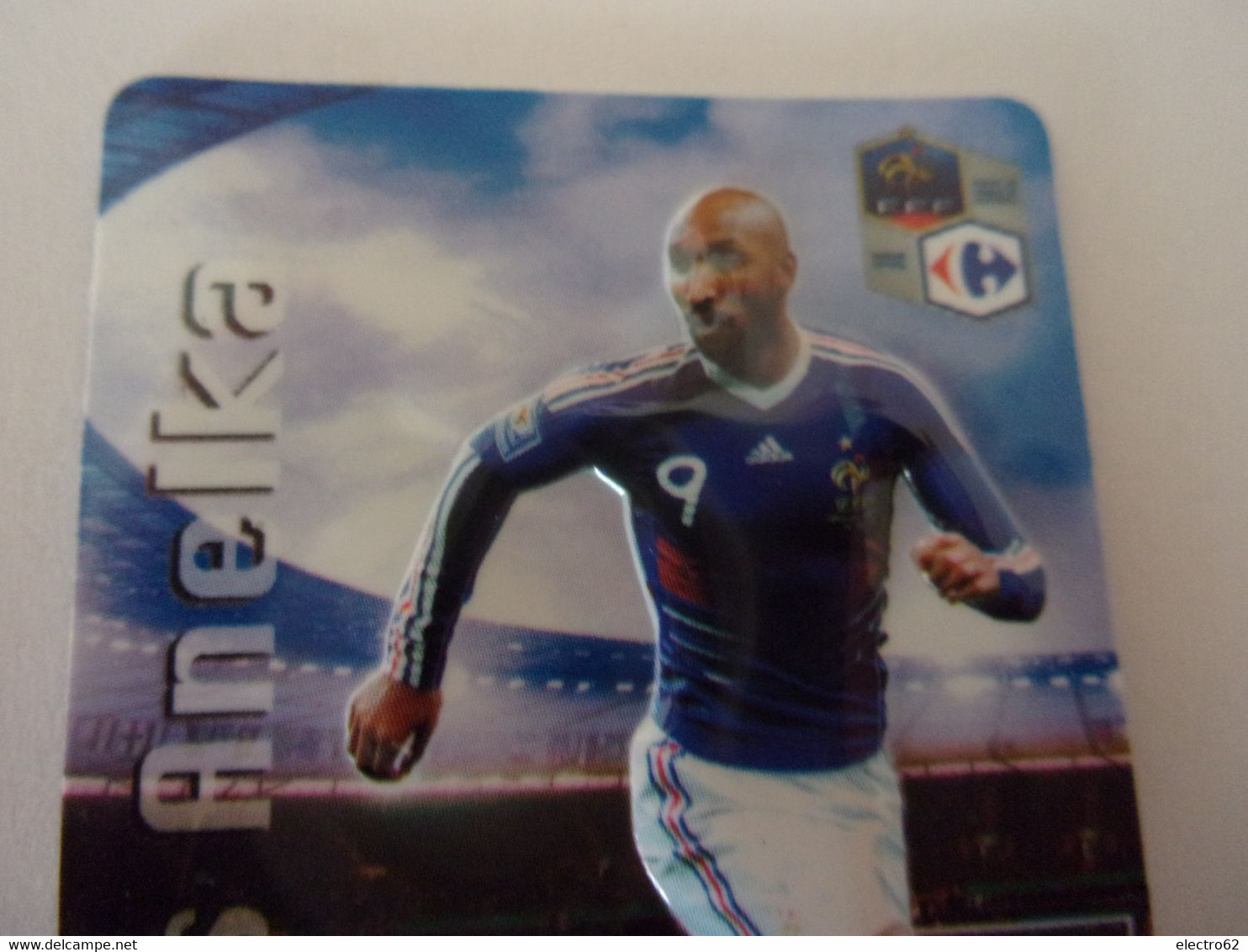 Magnet En Relief Equipe De France De Football 2010 Carrefour Nicolas Anelka Fußball Fotball Fútbol Soccer Calcio Voetbal - Sports