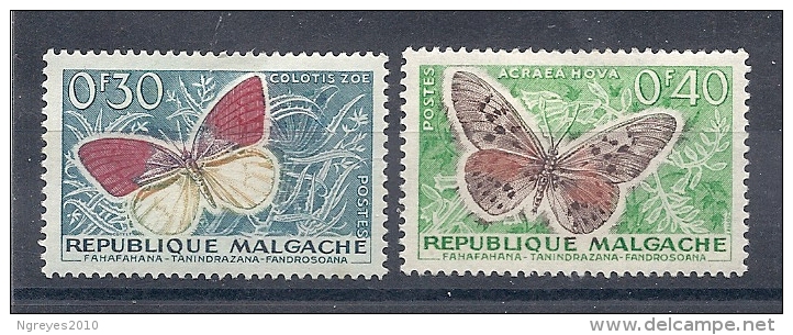 140016091  MADAGASCAR  YVERT    Nº  341/2  */MH - Madagascar (1960-...)