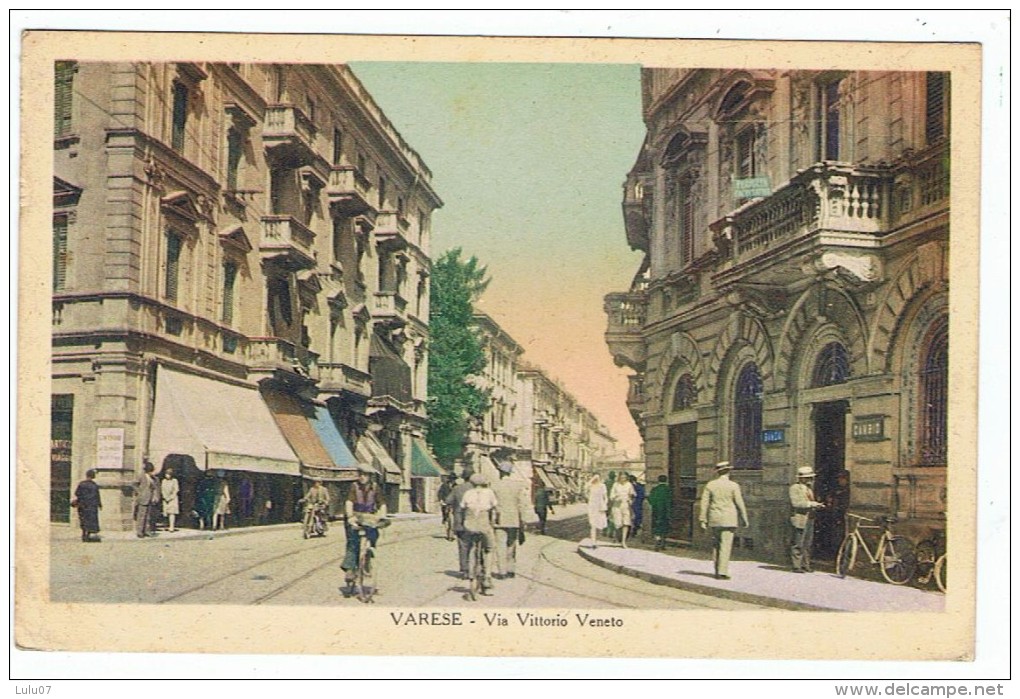 VARESE   Via  Vittorio Veneto  1931 - Varese
