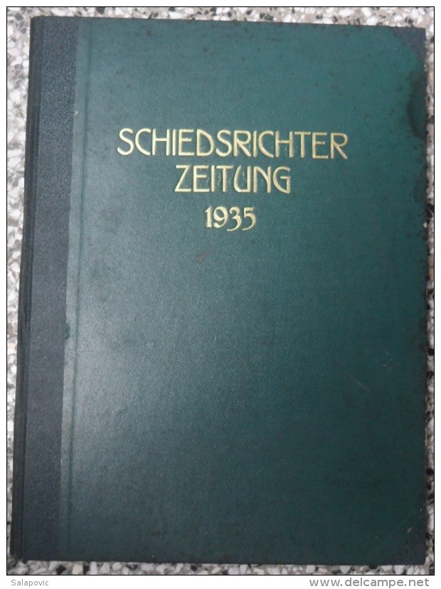 SCHIEDSRICHTER ZEITUNG 1935 (FULL YEAR, 24 NUMBER), DFB  Deutscher Fußball-Bund,  German Football Association - Bücher