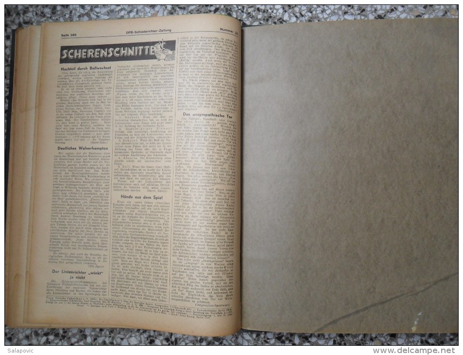 SCHIEDSRICHTER ZEITUNG 1936 (FULL YEAR, 24 NUMBER), DFB  Deutscher Fußball-Bund,  German Football Association