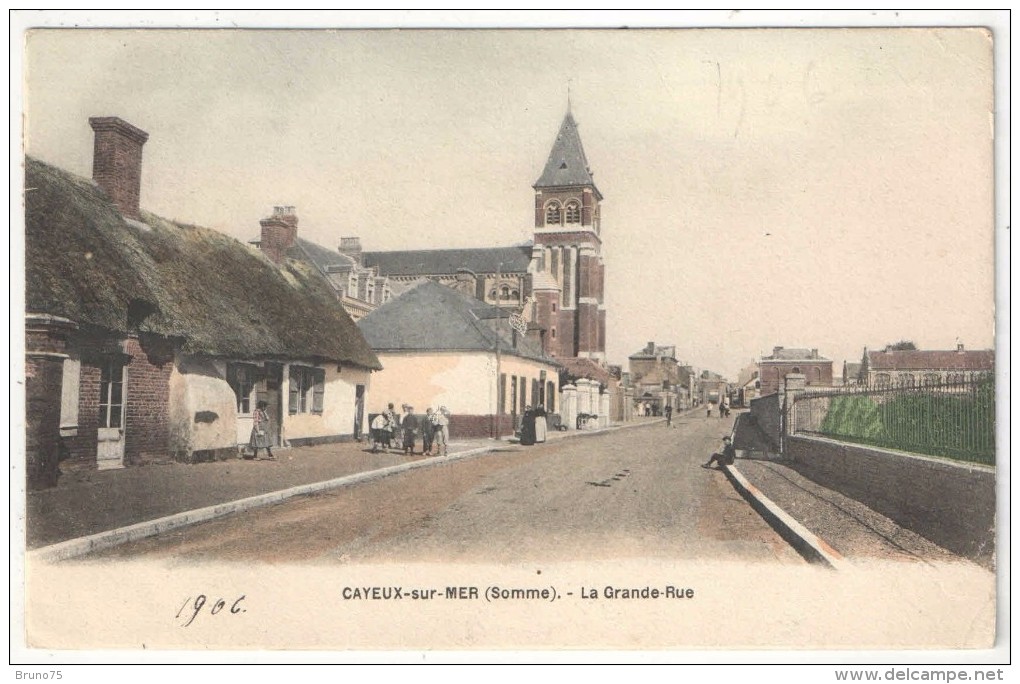 80 - CAYEUX-SUR-MER - La Grande-Rue - 1906 - Cayeux Sur Mer