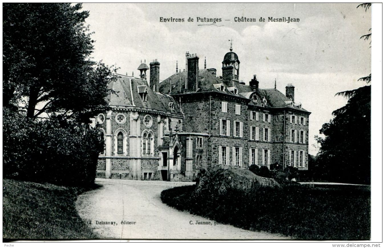 N°445 G -cpa Putanges -château De Mesnil Jean- - Putanges