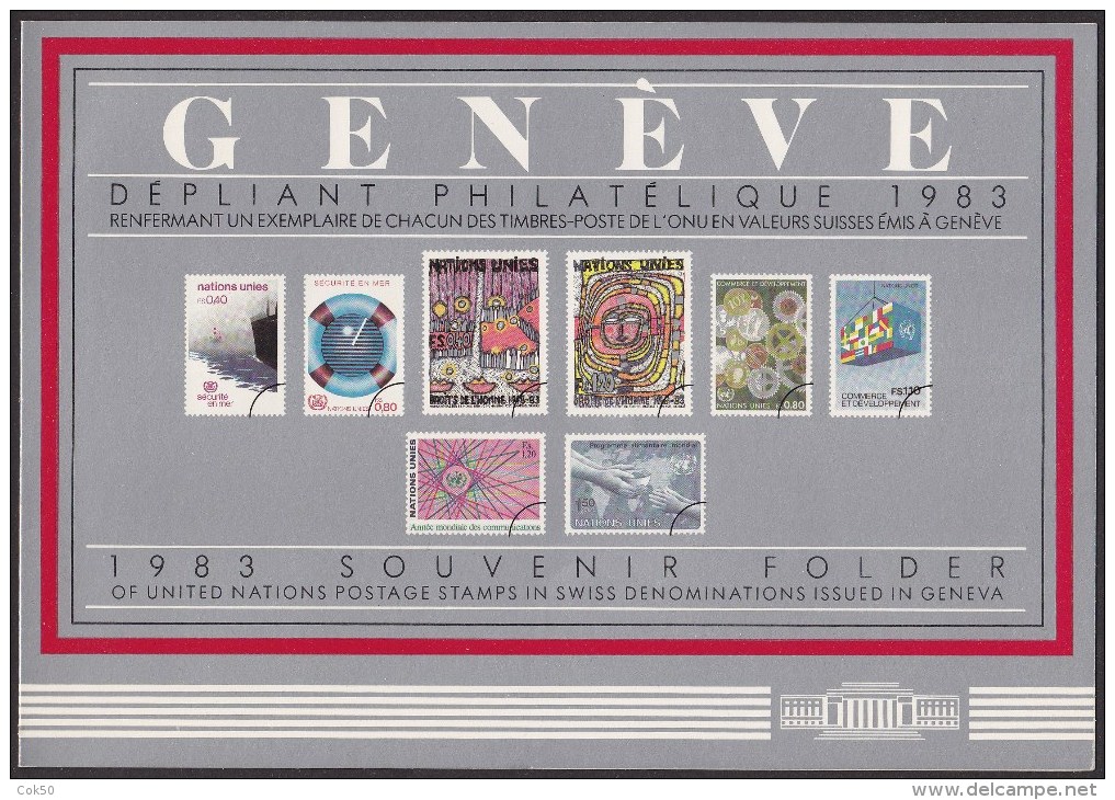 UN - United Nations Geneva 1983 MNH Souvenir Folder - Year Pack - Sonstige & Ohne Zuordnung