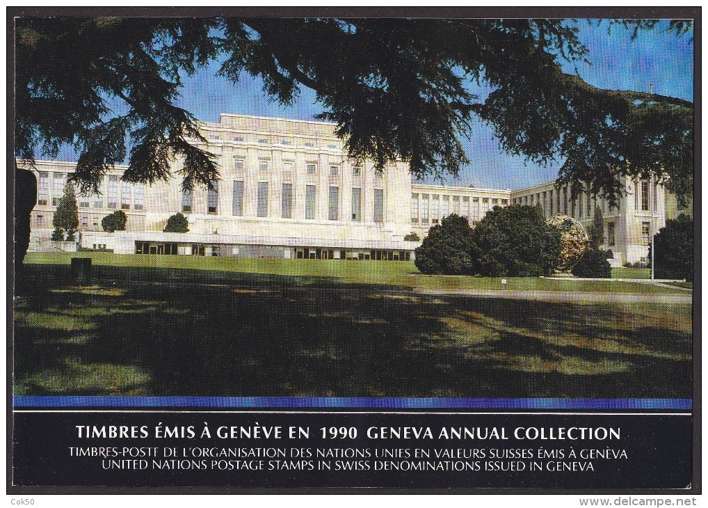 UN - United Nations Geneva 1990 MNH Souvenir Folder - Year Pack - Autres & Non Classés