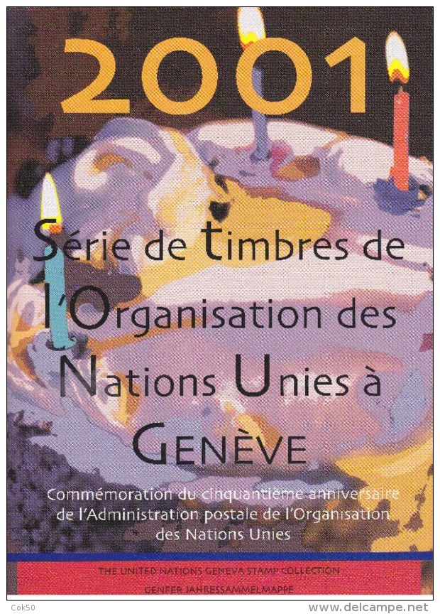 UN - United Nations Geneva 2001 MNH Souvenir Folder - Year Pack - Other & Unclassified