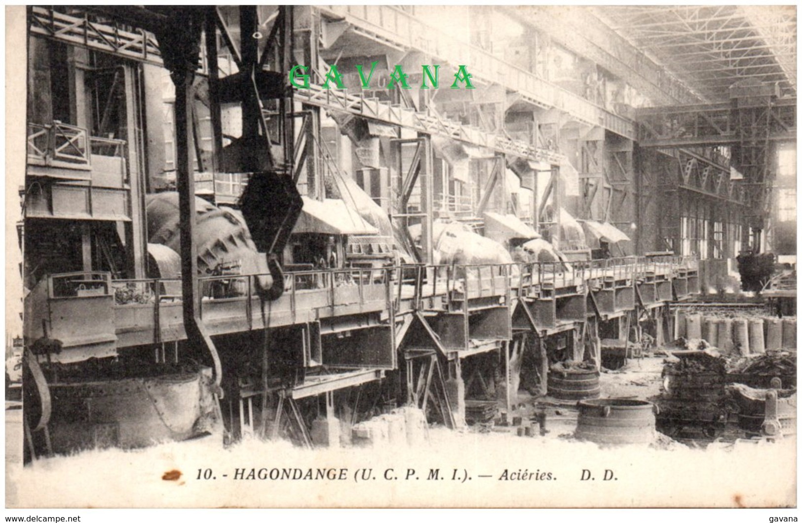 57 HAGONDANGE - U.C.P.M.I. - Aciéries    (Recto/Verso) - Hagondange