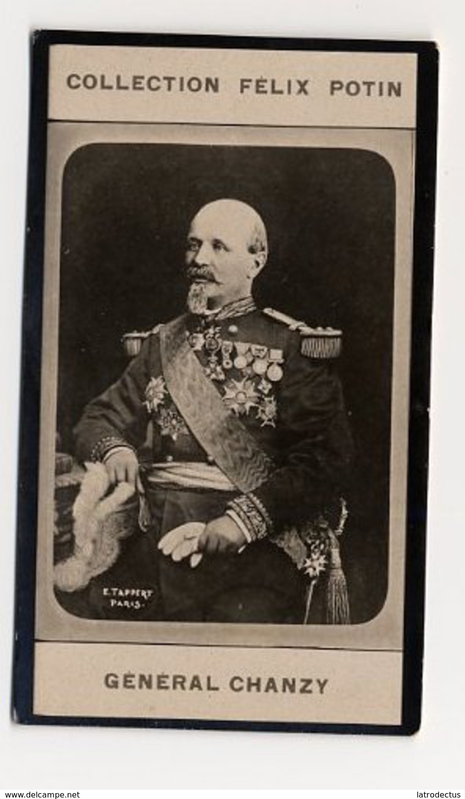 Collection Felix Potin - 1898 - REAL PHOTO - Général Chanzy - Félix Potin