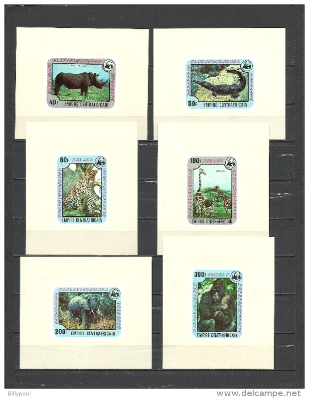 CENTRAL AFRICA  1978  WWF  Endangered Species  6 Deluxe Sheets Rare! - Other & Unclassified