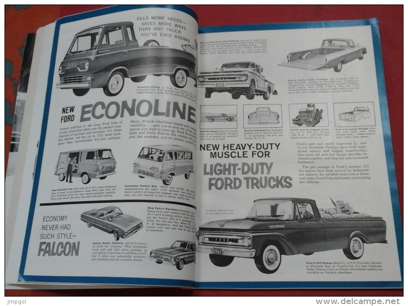 The American Automobile Juin 1961 Présentation 4X4 Camions Dodge Fargo De Soto, Pub Jeep, International Trucks - Autres & Non Classés
