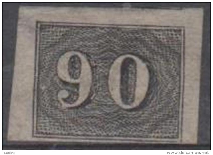 BRAZIL - 1850 90r. Scott 25. Mint Hinged (traces Of Gum) - Nuevos
