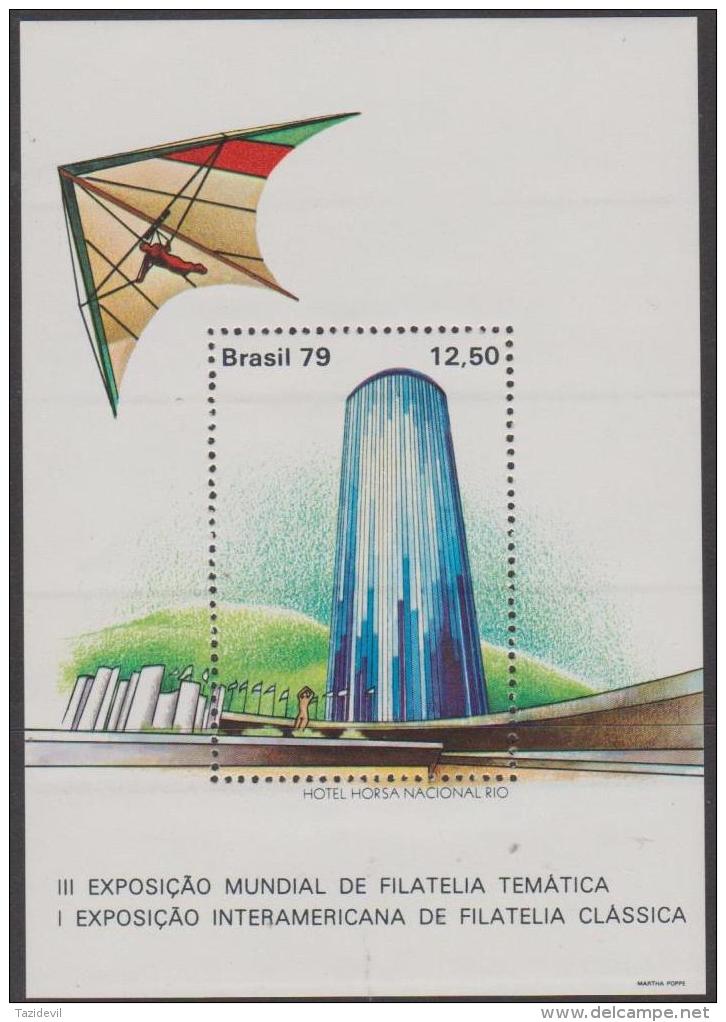 BRAZIL - 1979  Stamp Exhibition Souvenir Sheet. Scott 1619. MNH - Blocks & Sheetlets
