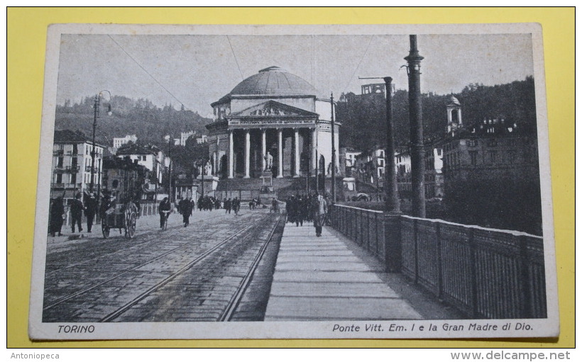 ITALIA 1933 - TORINO VIAGGIATA, ANNULLO SU ANNUALE POSTE  CENT 20 - Ponts